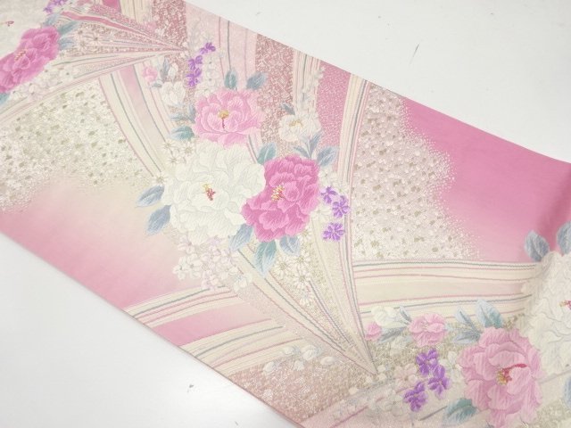JAPANESE FUKURO OBI / WOVEN FLOWER